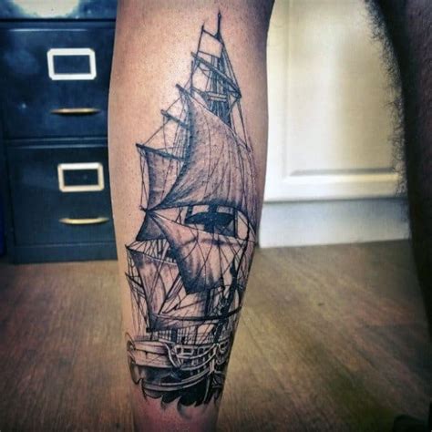 Top 50 Coolest Calf Muscle Tattoos 2020 Inspiration Guide