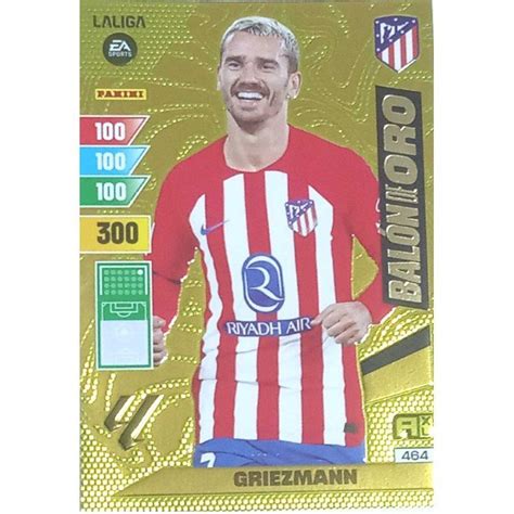 Griezmann Balon De Oro Adrenalyn 2023 2024 Panini