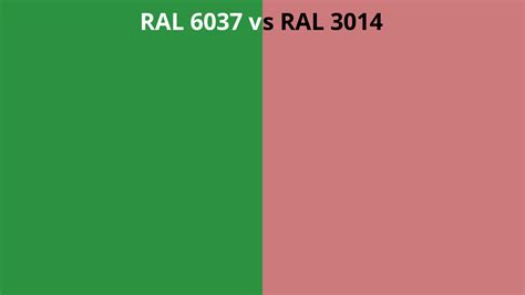 Ral 6037 Vs 3014 Ral Colour Chart Uk