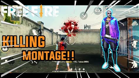 Free Firekilling Montage Garena Free Fire Youtube