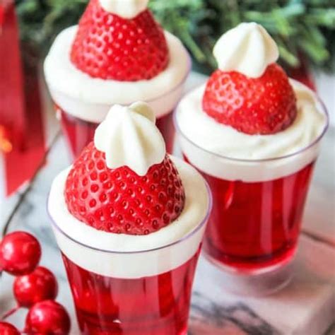 Santa Hat Jello Shots Just Is A Four Letter Word