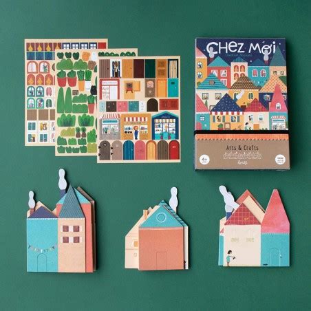 Chez Moi Stickers By Londji Creative Houses Sticker Activity