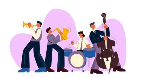 Jazz Band Vector Art, Icons, and Graphics for Free Download