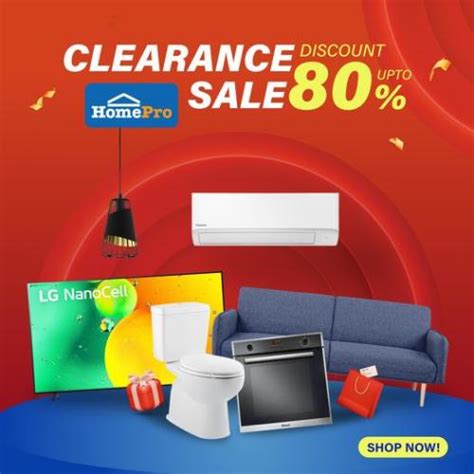 Homepro Online Clearance Sale Discount Up To Off May