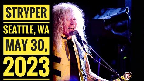 Stryper Yahweh Live In Seattle May Eclectic Arts