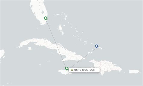 Direct (non-stop) flights from Ocho Rios, Boscobel (OCJ) - FlightsFrom.com