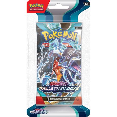 Booster Écarlate Et Violet Ev04 Faille Paradoxe Blister Pokémon Dracaugames