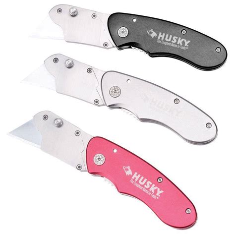 Husky Utility Knives 3 Pack 007 682 Hky The Home Depot