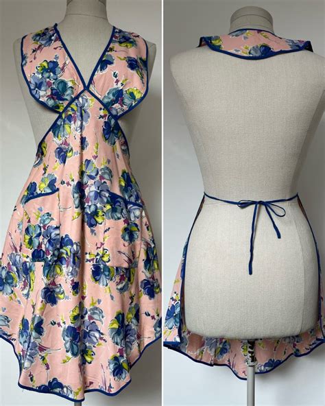 1940s Hostess Apron 1940s Apron 1940s Pinnie Etsy