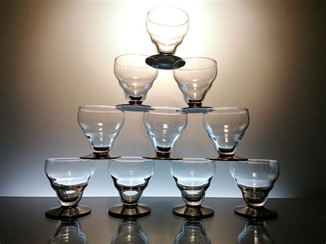 Hollandish Port Glasses Kristalunie Maastricht Per Antico