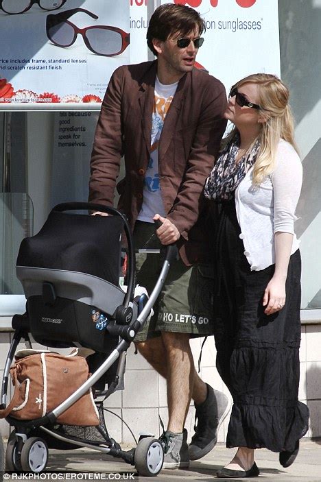 David Tennant Struggles With Newborn Daughters Buggy Daily Mail Online