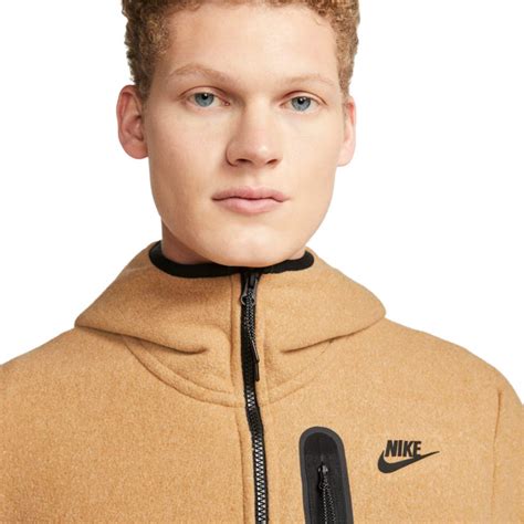 Sudadera Nike Sportswear Tech Fleece Elemental Gold Black Fútbol Emotion