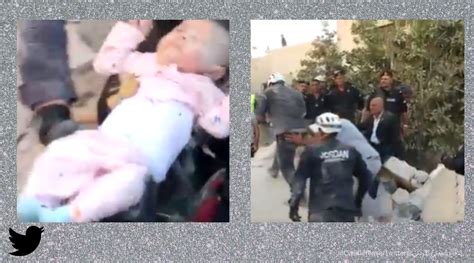 Trapped In Rubble After Building Collapse Baby Girl Rescued In Jordan