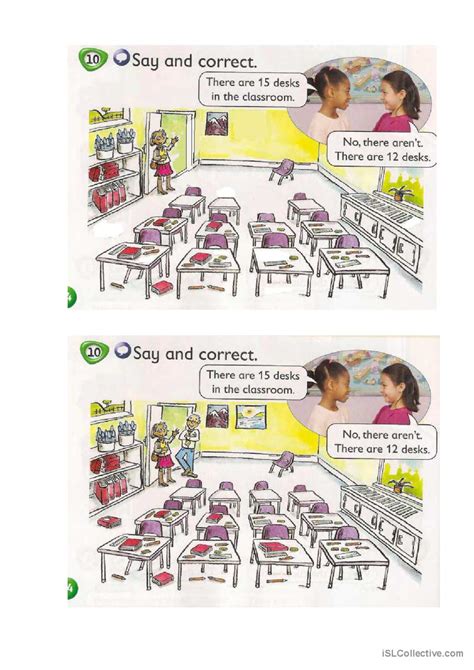 Spot The Differences Classroom English ESL Worksheets Pdf Doc