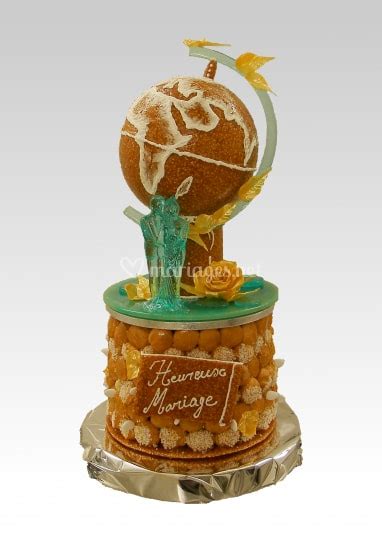 Piece Montee Globe Le Specialiste Des Desserts De Mariage