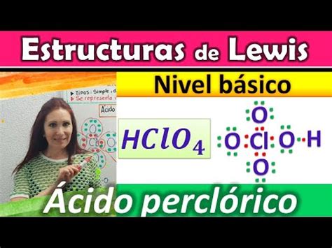 ️ESTRUCTURAS DE LEWIS DEL ÁCIDO PERCLÓRICO *HClO4 ️ Geometría molecular ...