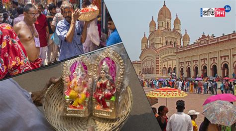 Crowd In Hot Summer At Dakshineshwar Kalighat For Poila Baishakh Sangbad Pratidin