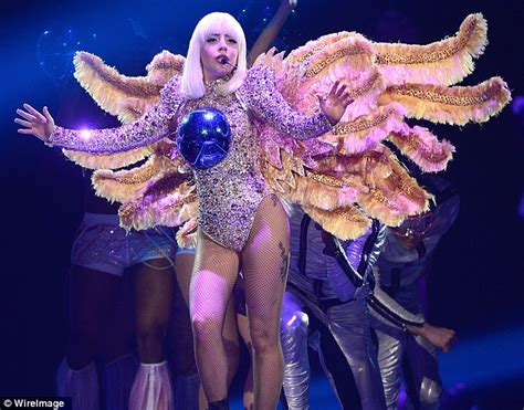 Lady Gaga Squeezes Into Latex Leotard As She Kicks Off Artpop Tour Daily Mail Online