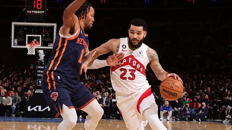 Toronto Raptors Vs New York Knicks Jan Game Summary Nba