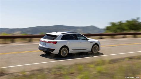 Audi Q8 E Tron 2024MY Color Glacier White US Spec Rear Three