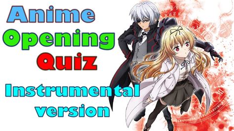 Anime Opening Quiz Instrumental Version 30 Openings YouTube