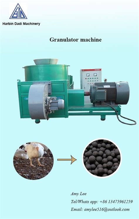 Chicken Manure Organic Fertilizer Granulating Machine Chicken Manure