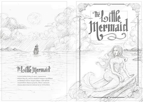 The Little Mermaid [book cover] on Behance