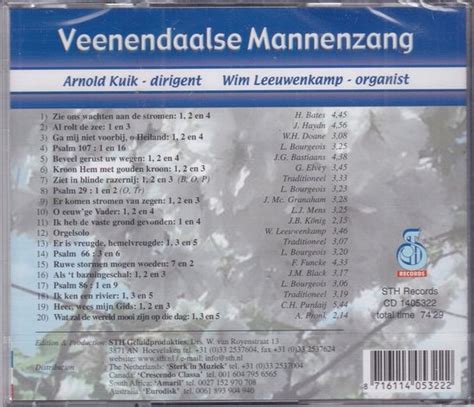 Veenendaalse Mannenzang O L V Arnold Kuik Wim Leeuwenkamp Orgel