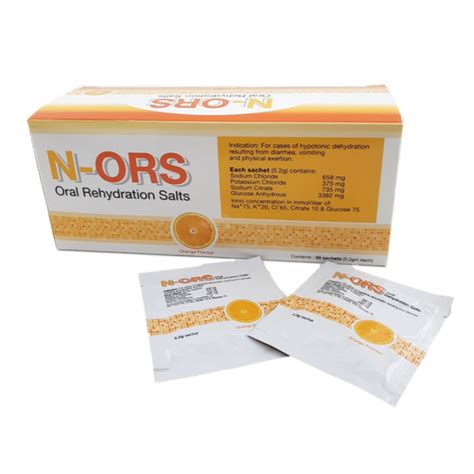 N Ors Oral Rehydration Salts 50 Sachets Lazada