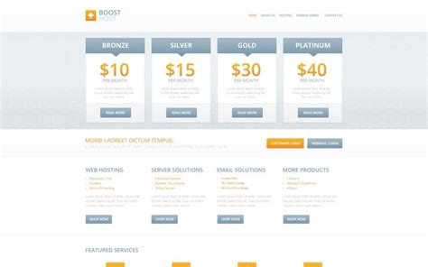 Free Hosting Responsive Website Template - TemplateMonster