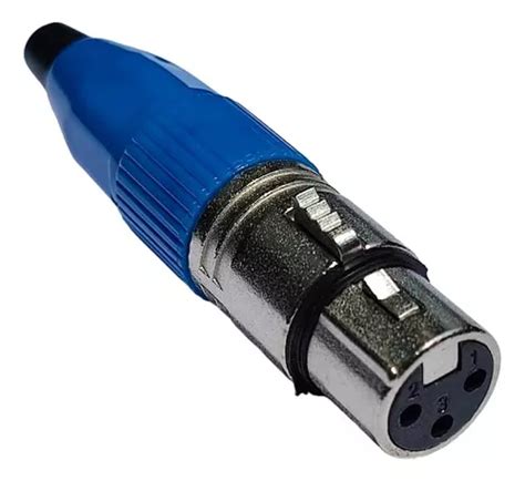 Conector Plug Canon Xlr Hembra Pines Mercadolibre