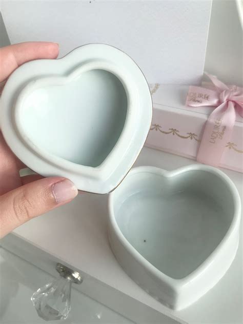 Heart Shaped Porcelain Jewelry Box Free Delivery From 40 Etsy