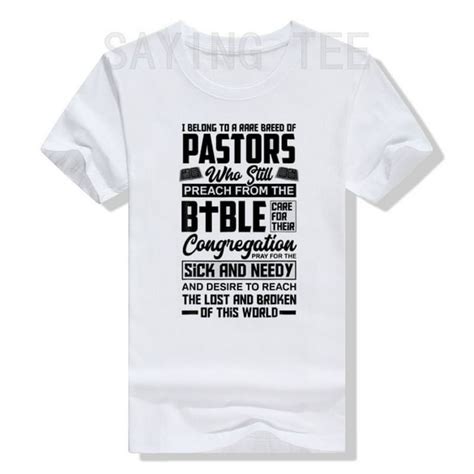 I Belong To A Rare Breed Of Pastors Minister Clergy Pastor T Shirt