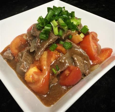 Khmer Stir Fry Beef and Tomato