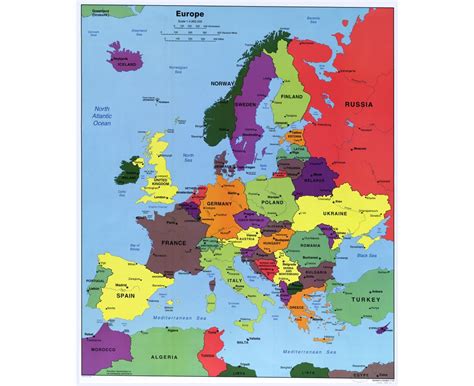 Mapa De Paises Europeos Solamente