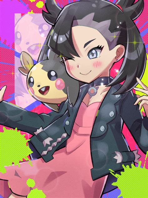 Marnie Morpeko And Morpeko Pokemon And 1 More Drawn By Inanaumi