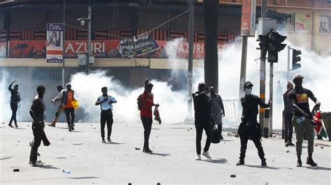 Several Dead As Police Fire On Protesters In Kenya