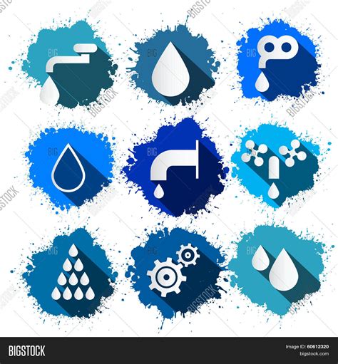 Vector Water Symbols Vector And Photo Free Trial Bigstock