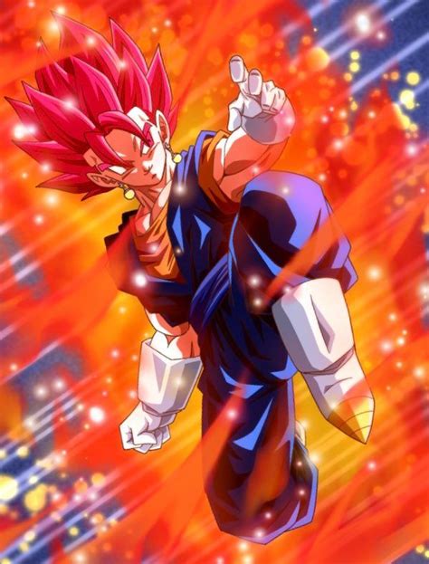 Vegito Super Saiyan God Anime Dragon Ball Goku Anime Dragon Ball