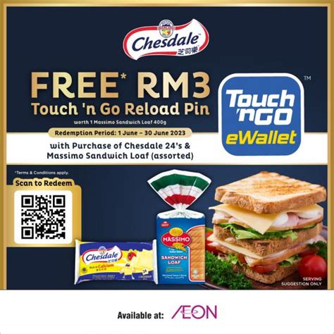 Aeon Chesdale Free Rm Touch N Go Ewallet Reload Pin Promotion Jun