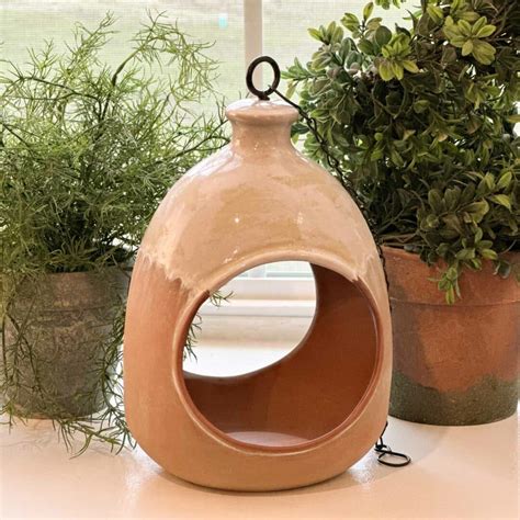 Pueblo Terracotta Hanging Bird Feeder Piper Classics