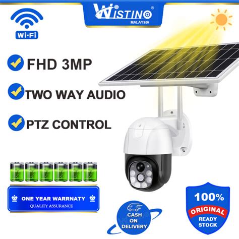 Selangor Stockswistino Solar Cctv Camera G Wifi Outdoor Waterproof