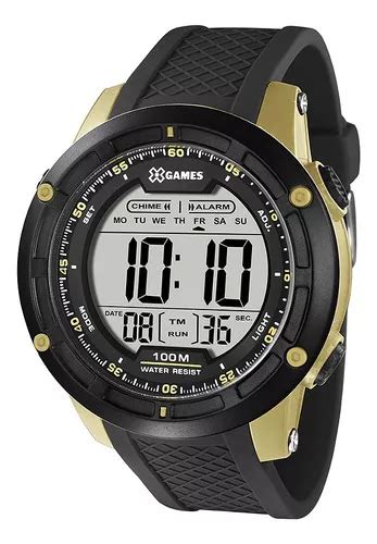 Reloj X Games Style Negro Para Hombre XMPPD423 Bxpx Color De Fondo