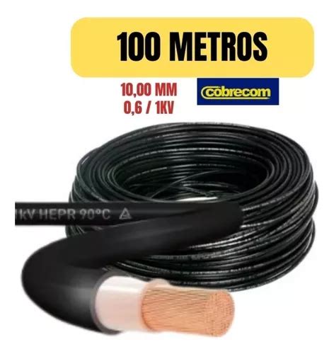 Cabo Flexivel Nax Kv Mm Preto Metro Cobrecom Imet