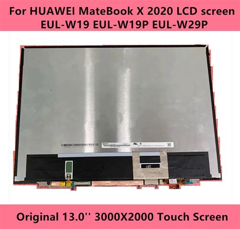 13 0 For Huawei Matebook X 2020 EUL W19P EUL W19D Touch Digitizer LED