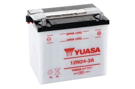 Motobaterie Yuasa Standard 12V 24Ah 200A 12N24 3A Autodíly PEMA