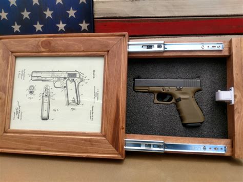 8x10 Picture Frame Gun Holder Liberty Home Concealment