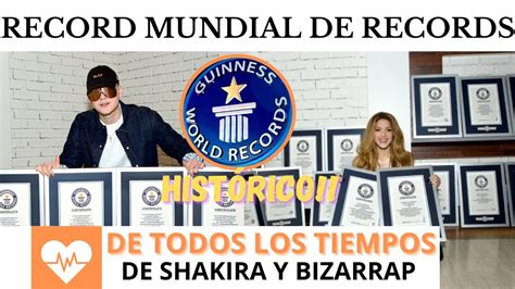 NUEVO Shakira y BZRP baten todos ESTOS RECORDS GUINESS haciéndolos