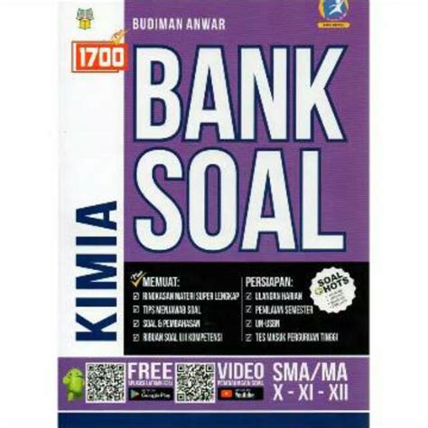 Jual BUKU 1700 PLUS BANK SOAL KIMIA SMA MA PENERBIT YRAMA WIDYA