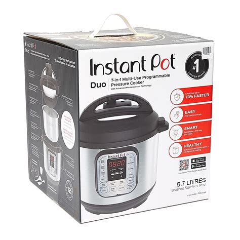 Instant Pot Duo In Multi Use Programmable Pressure Cooker L